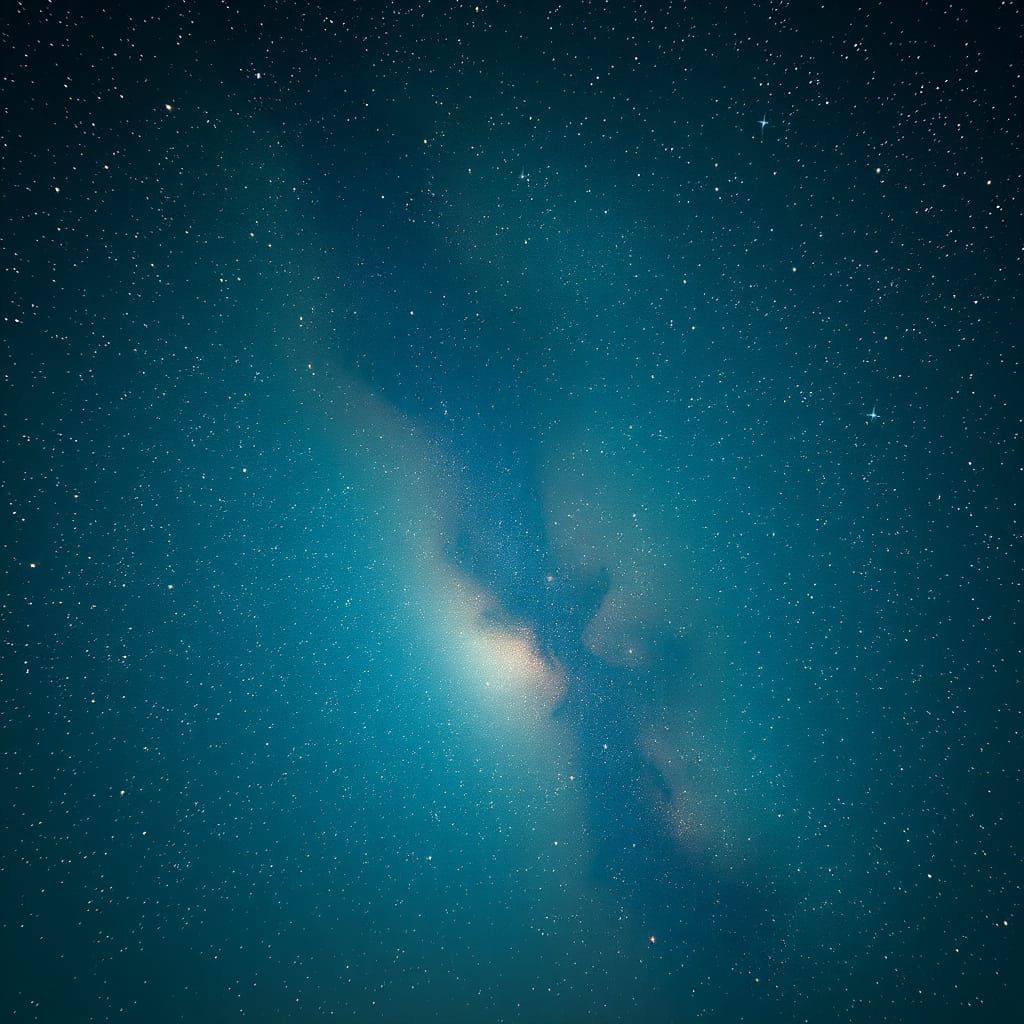 Twinkling Stars in Alcohol Ink Line Art