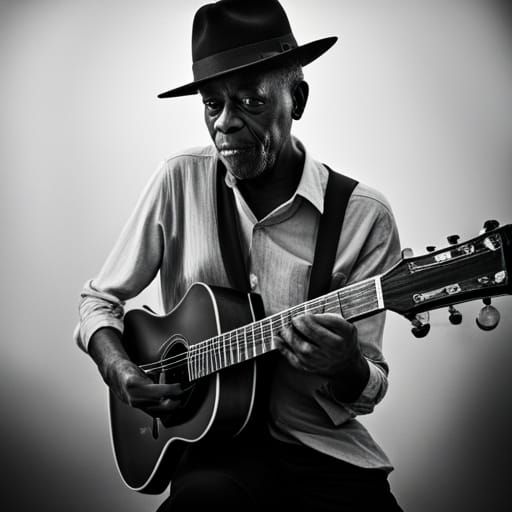 Man Dancing at Crossroads in Street Portrait Style