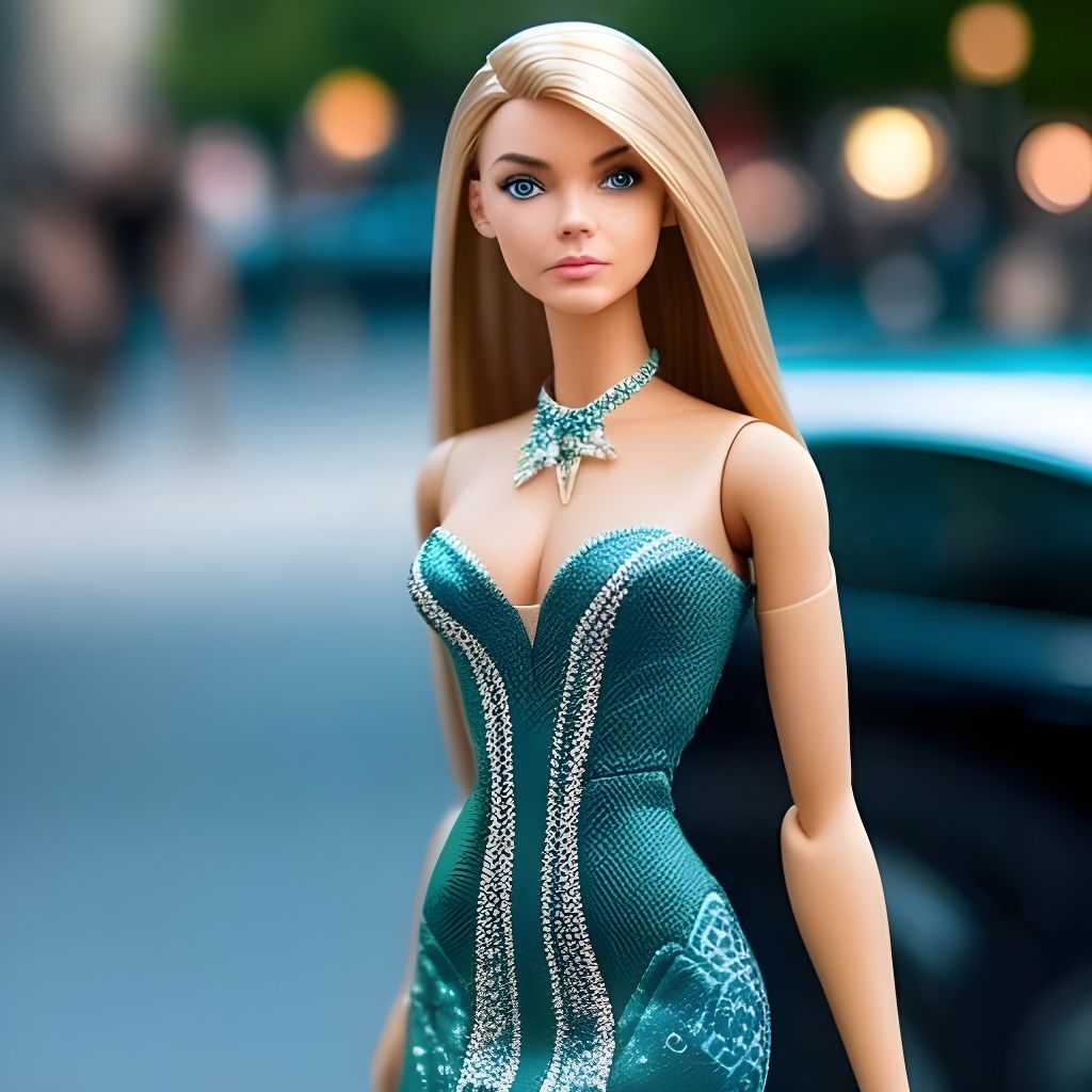 Natalie Dormer as a doll