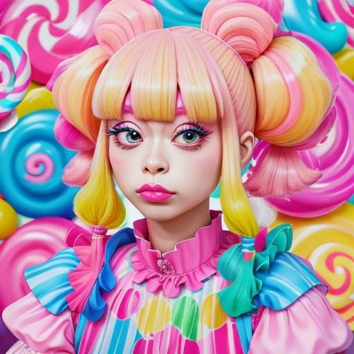 Kyary Pamyu Pamyu in a Candy Art Style