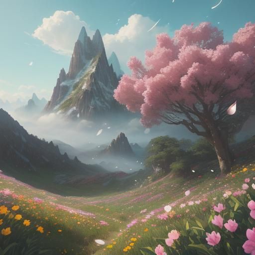 Bunny with Flower Crown: Matte Oil Painting