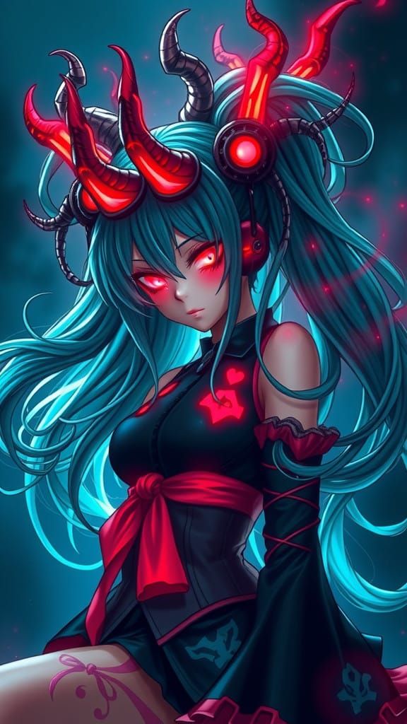 Cyberpunk Goddess of the Spirit Realm