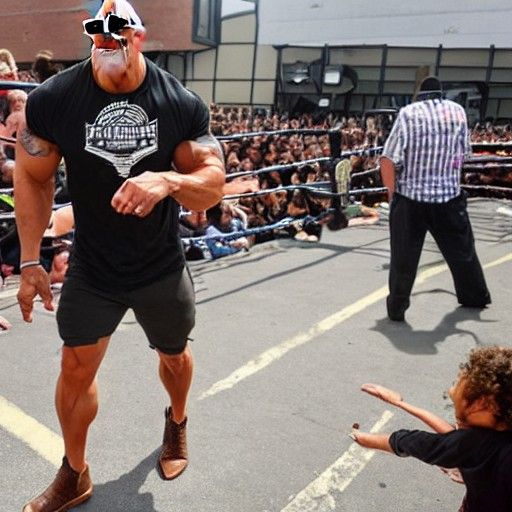 The Rock Arrives at Pickle Championship Wrestling