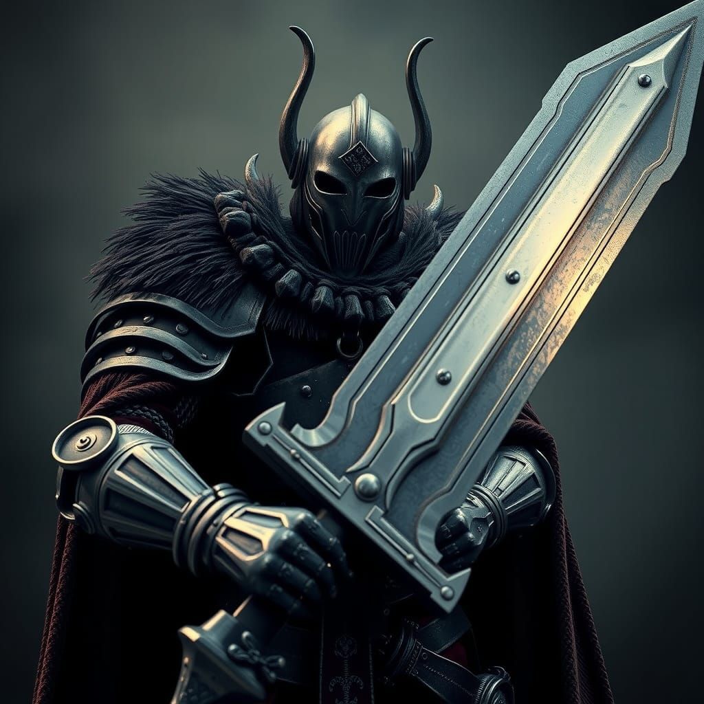 Ominous Knight with Sword: ReShade Effects