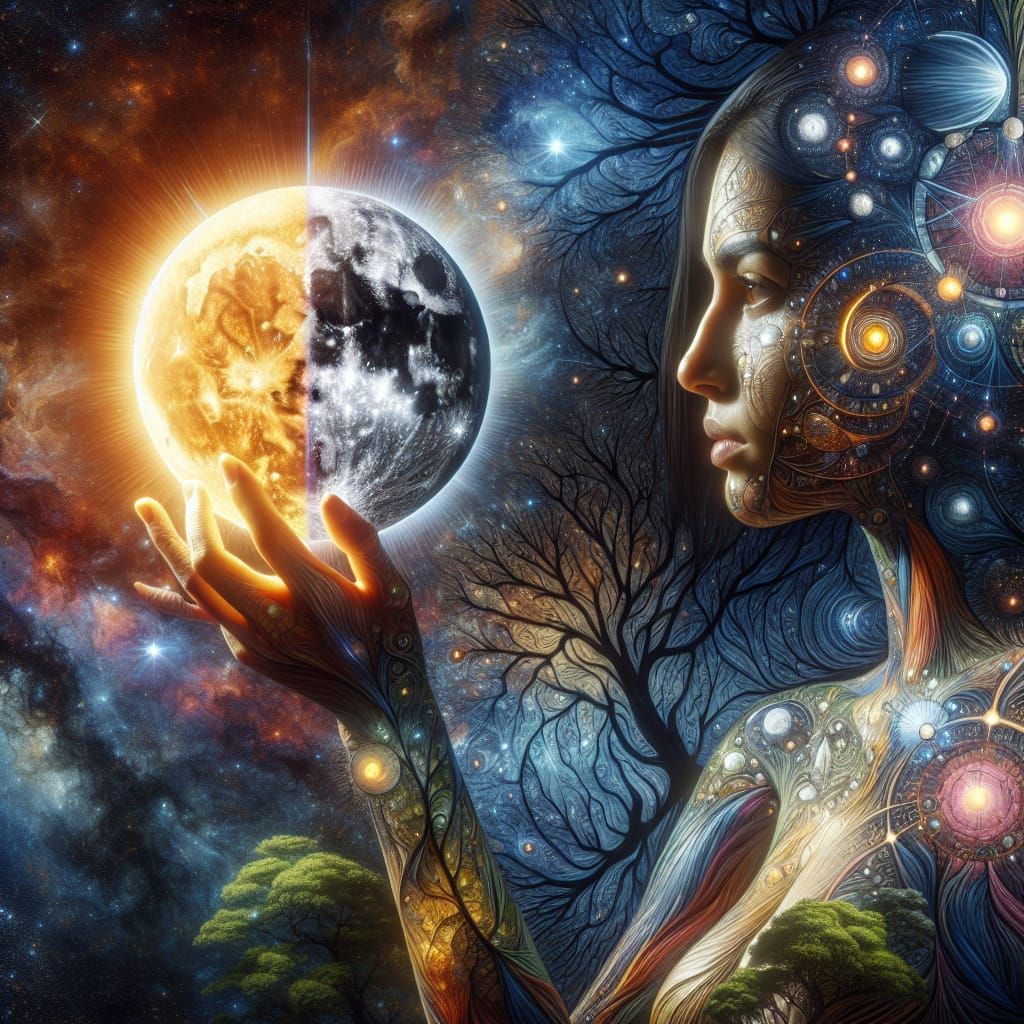 Transhumanist Goddess Unites Celestial and Terrestrial in Su...