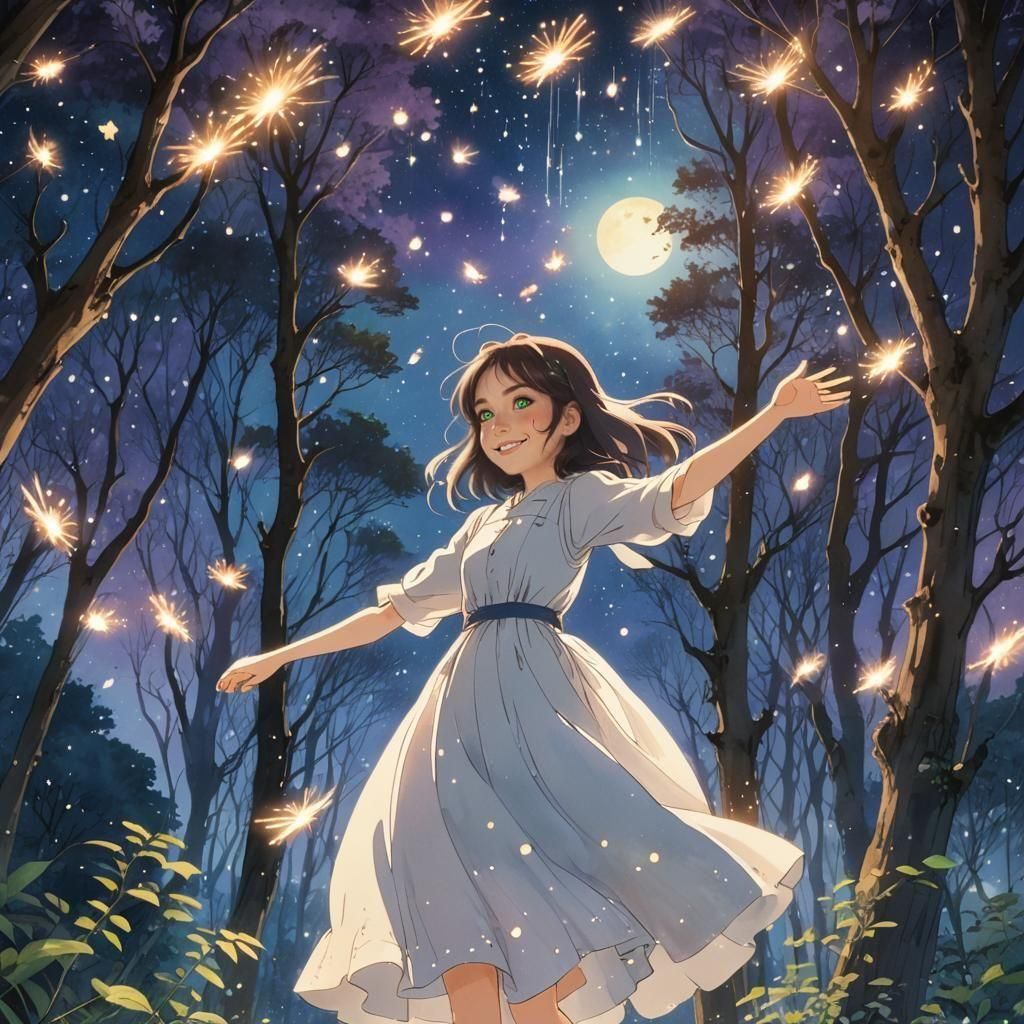Girl Reaching for Stars: Anime Key Visual