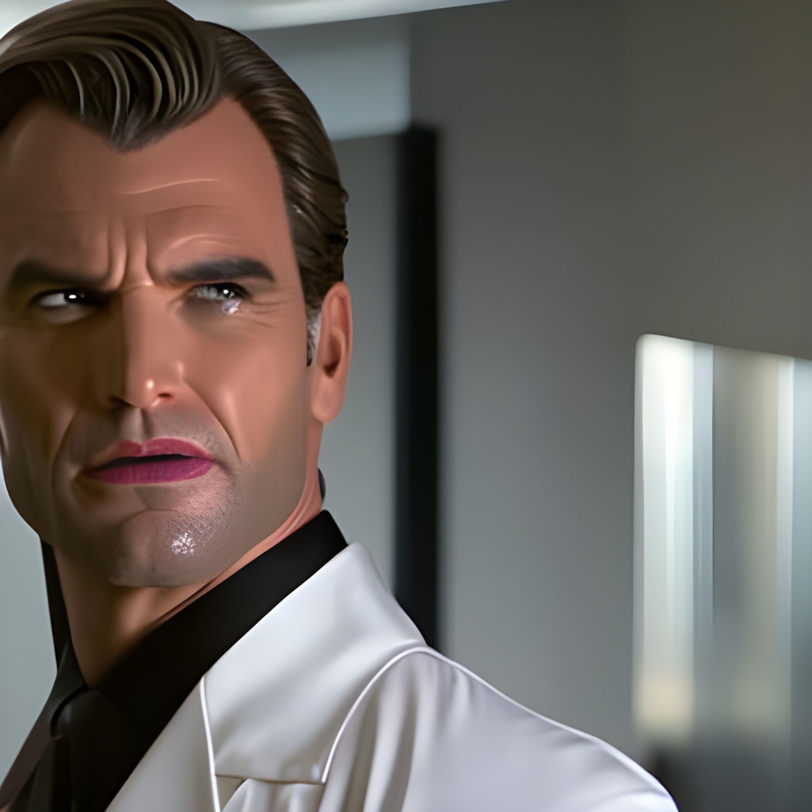 Two-Face as Dentist in Cinematic 8K Style