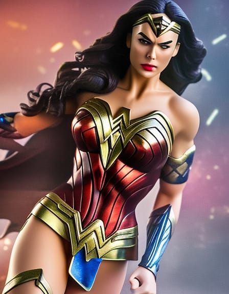 Wonder Woman in Ropes, Naoto Hattori Style