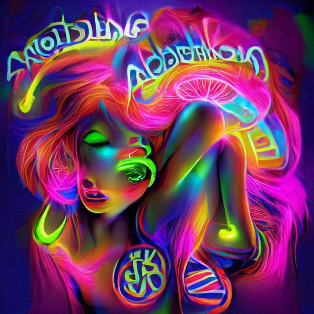 Distorted Portrait of Addiction and Despair