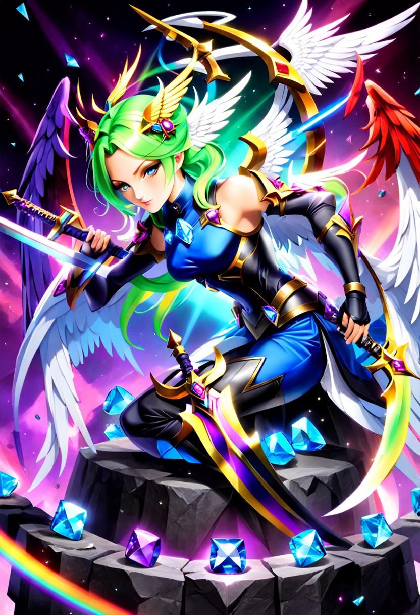 Nephalem: Angel and Demon Duality in Anime Art