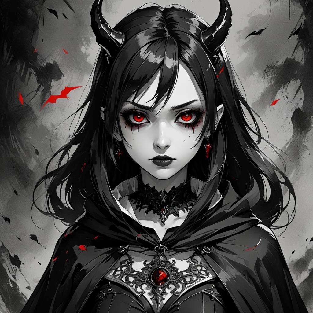 Anime Vampire Girl