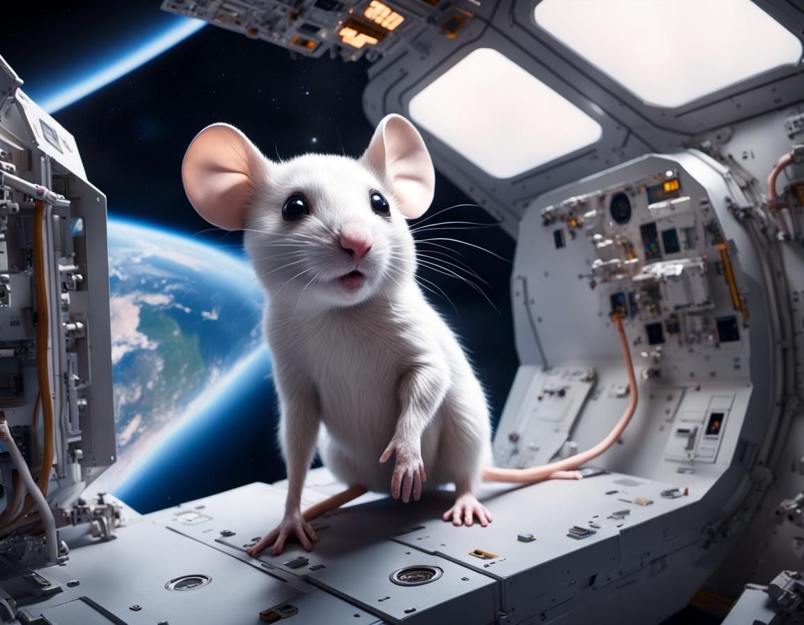 Giant Mouse in Space Shuttle: CGI Conspiracy