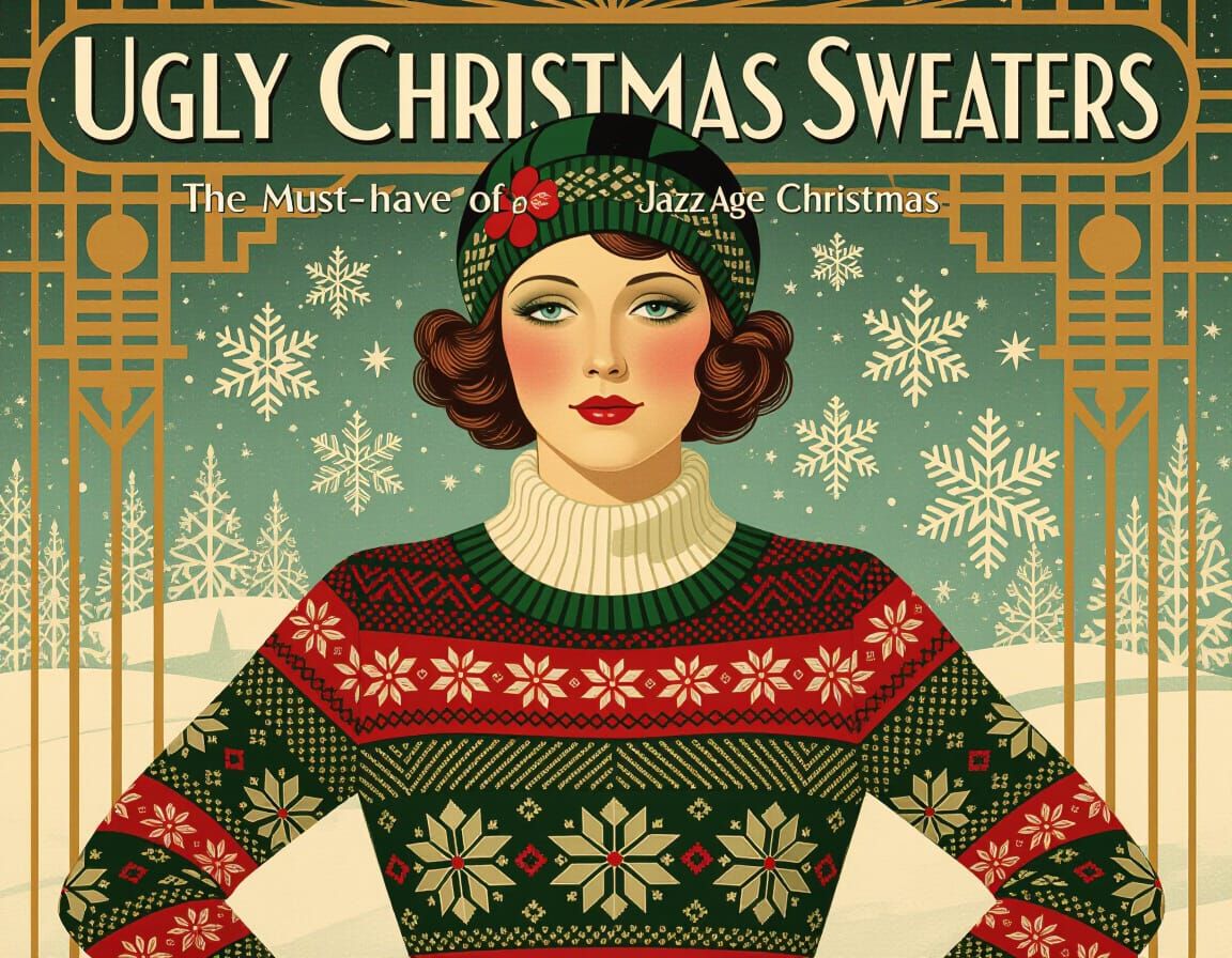 Ugly Christmas sweaters from the Jazz Age (Winter Edition)