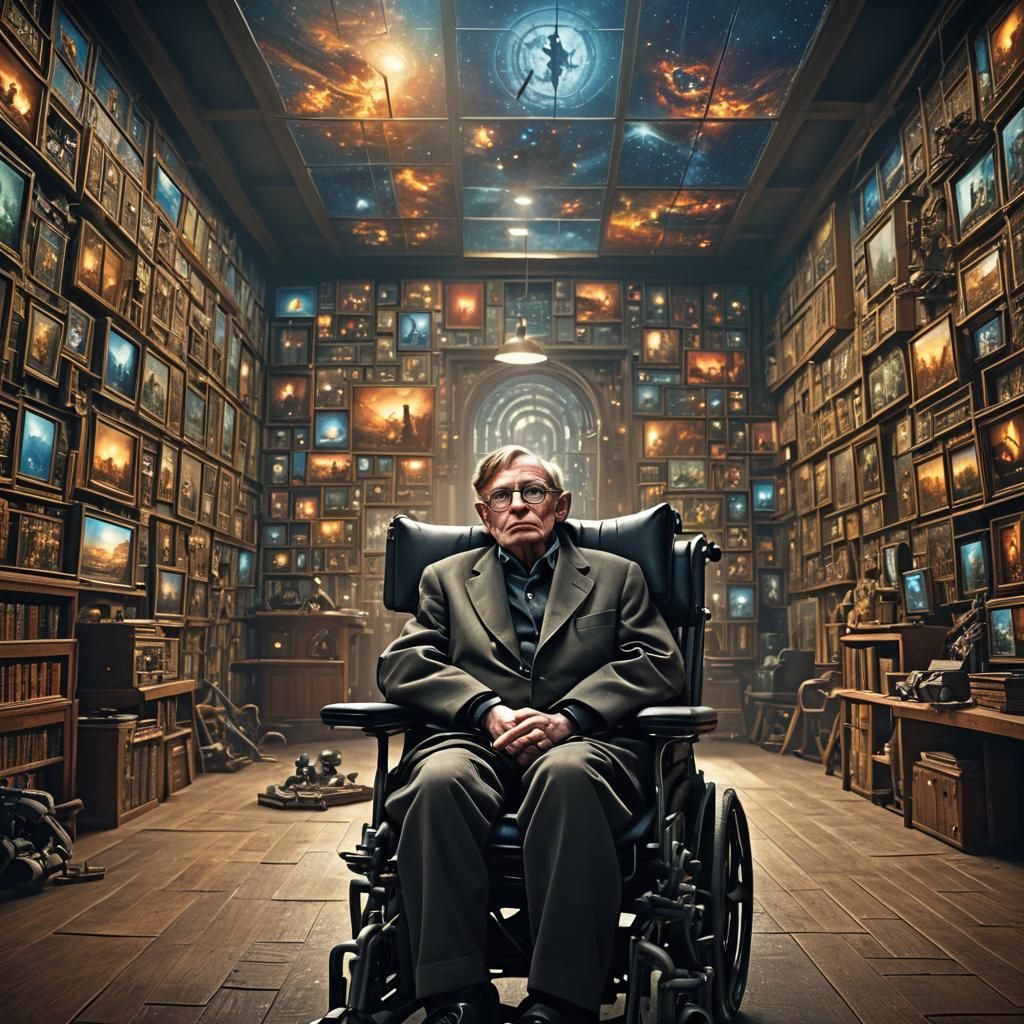 Stephen Hawking's Historical TV Screen Laboratory