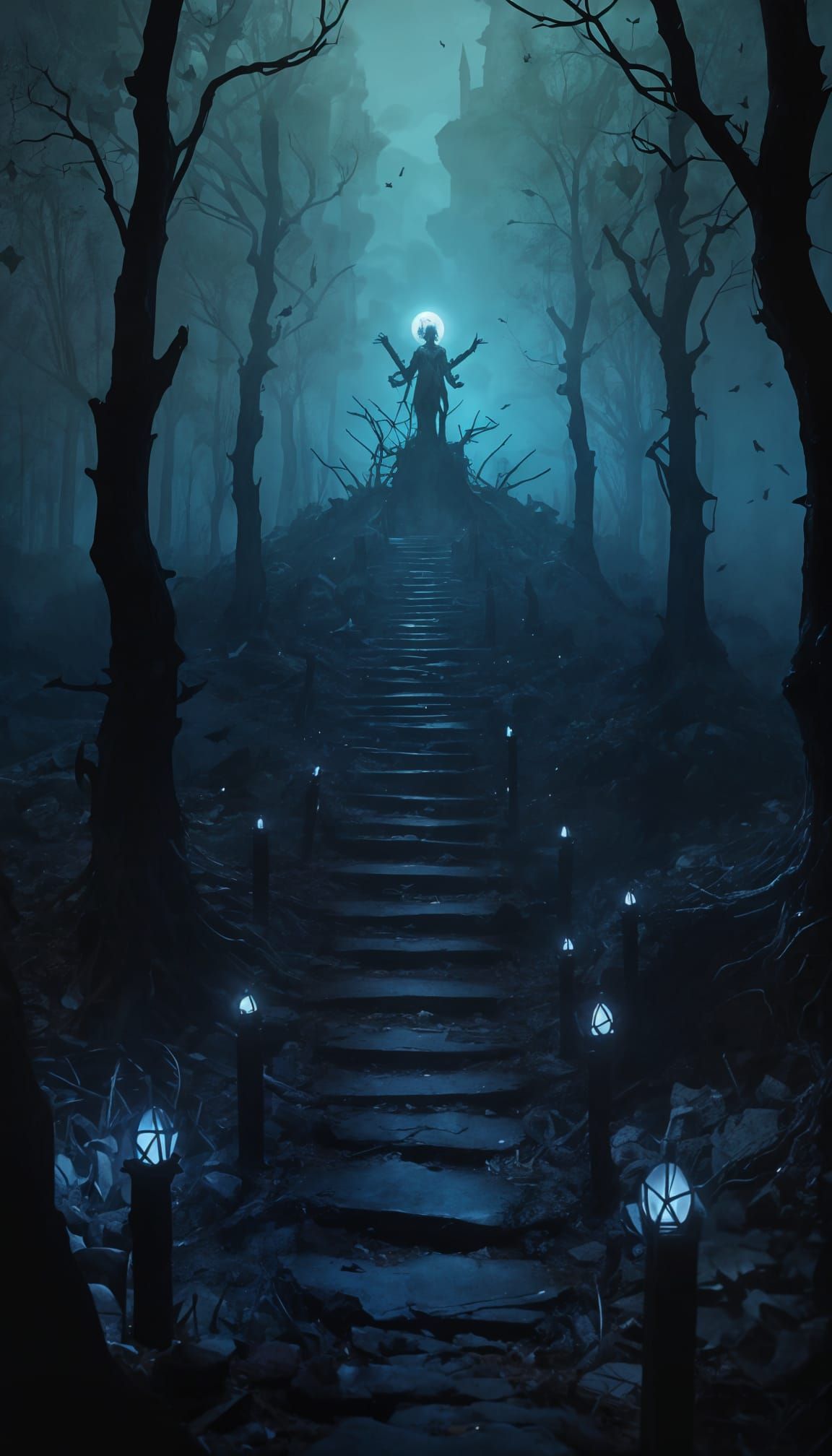 Feywild Horror in Gustave Doré Style