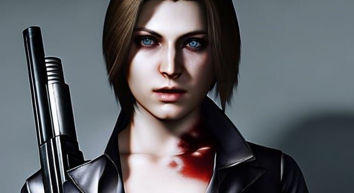Hyperrealistic Resident Evil Inspired Portrait