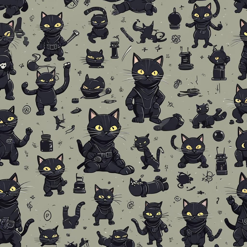 Ninja Cat in MST3K Style