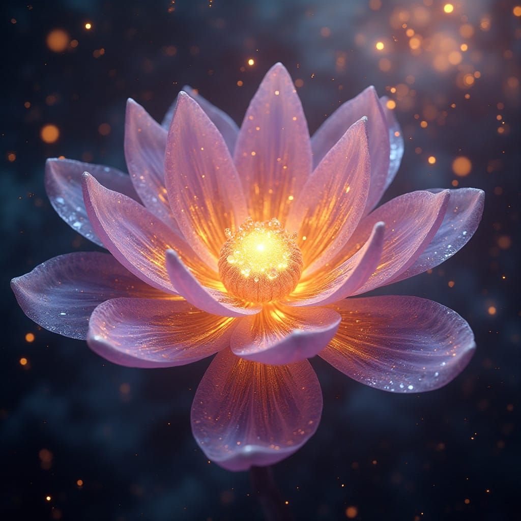 Cosmic Bloom Shines with Nebula Colors