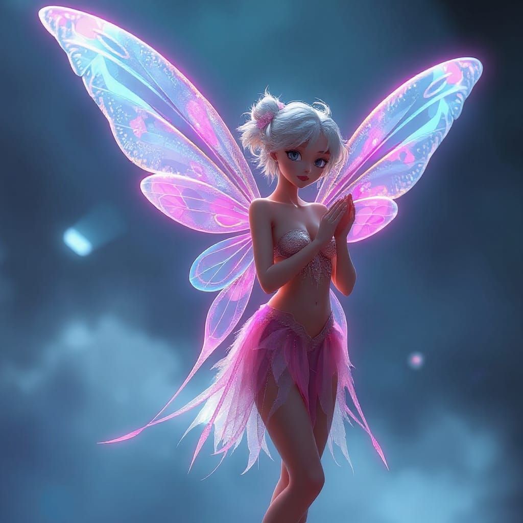 Whimsical Fairy Clapping Hands