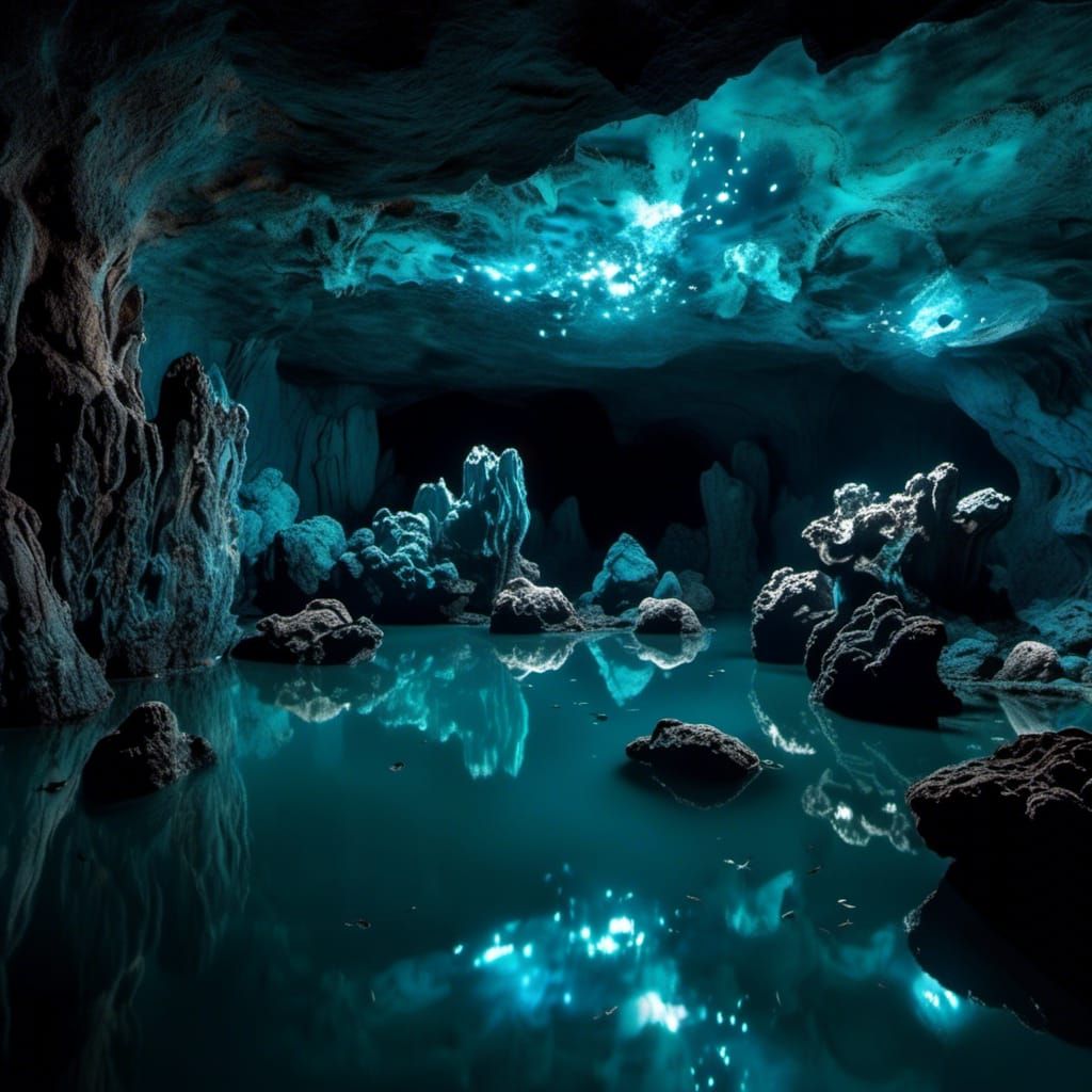 The underwater cave