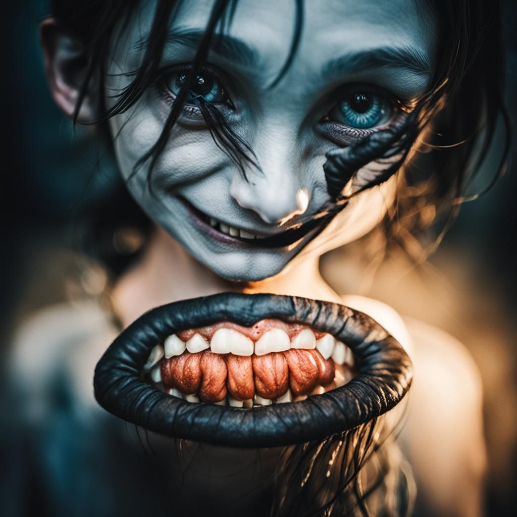 Smiling Cute Creature Portrait