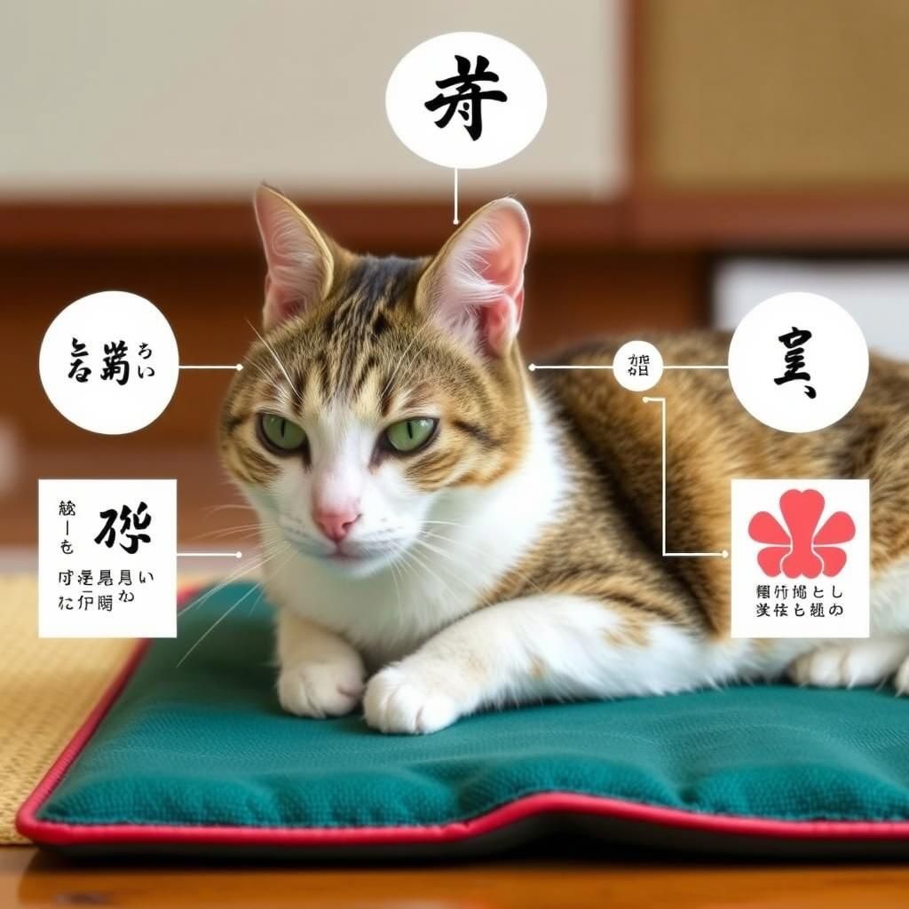 Futuristic Japanese Cat Medical Support System