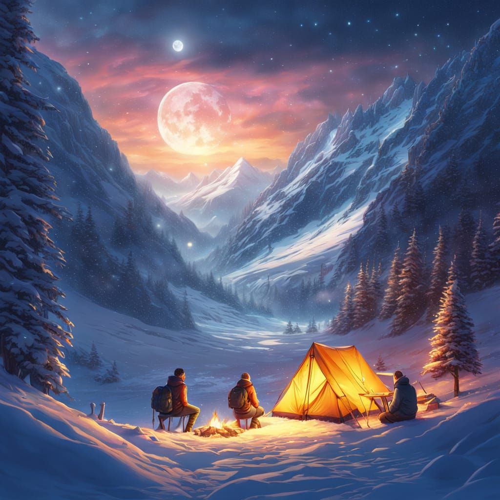 Winter Wonderland in Epic Digital Landscape