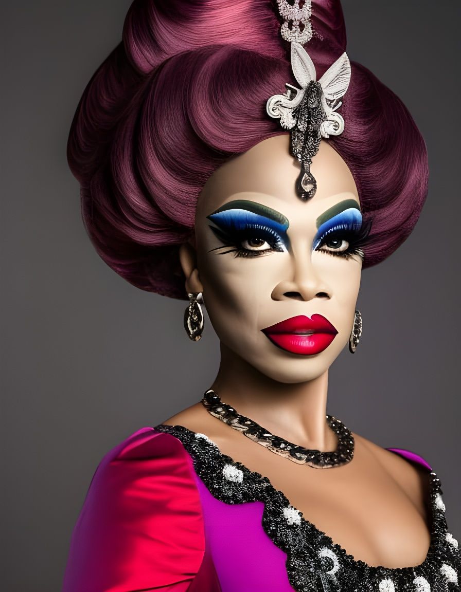 Yvie Oddly, red & pink