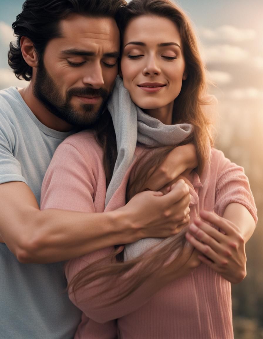 Heavenly Movie Scene with Couple