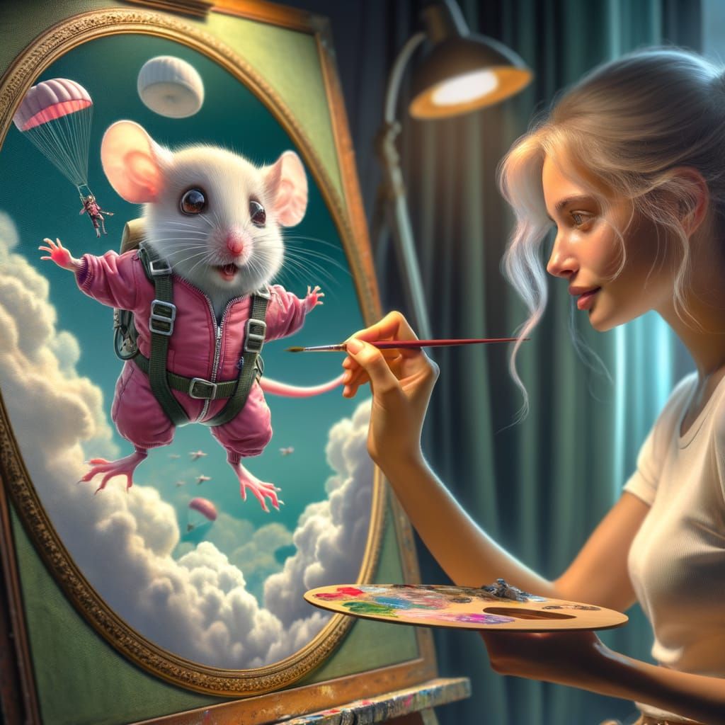 Skydiving ( my littel friend )