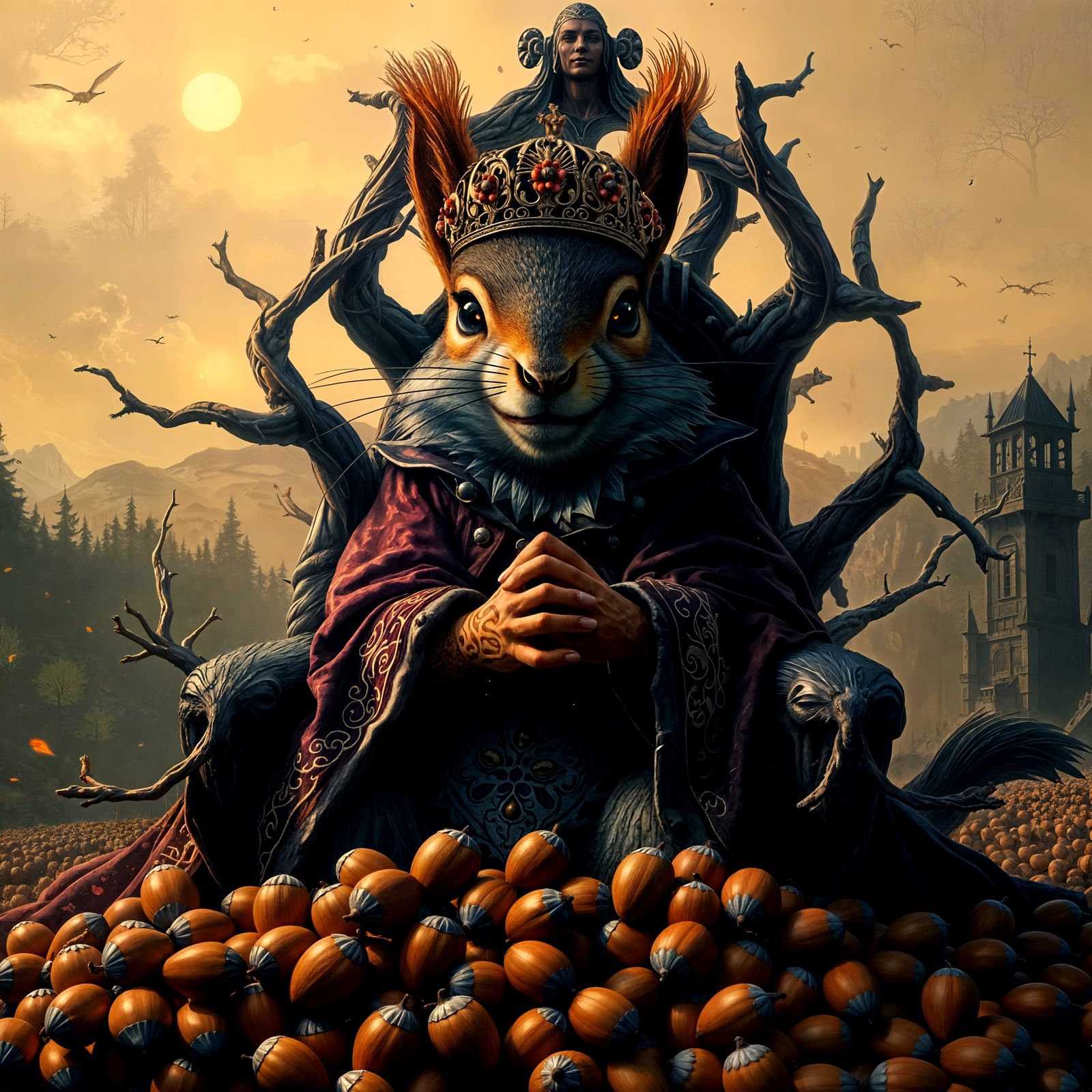 For some, every acorn in the kingdom is not enough.