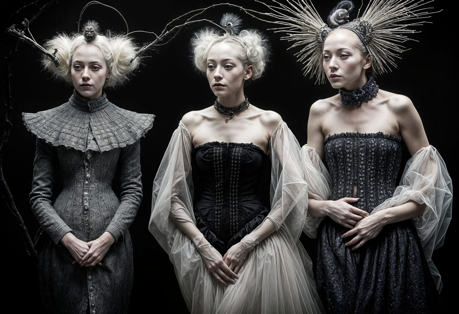 Surreal Restaurant Scene with Beautiful Aliens: Masterpiece ...