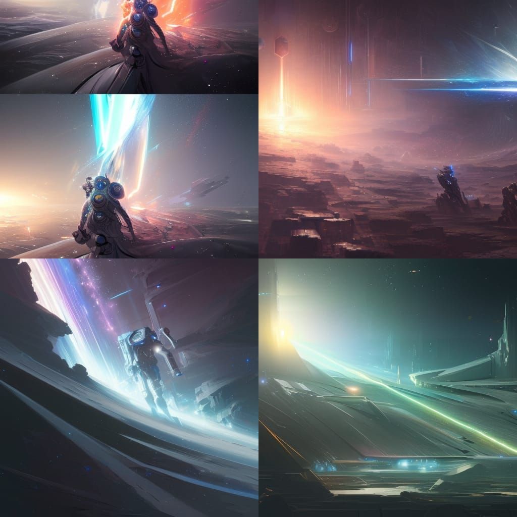 Galactic Saber of Space: Cosmic Concept Art