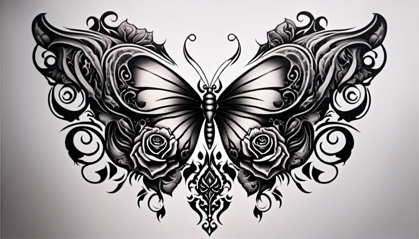 Butterfly Womb  Tattoo