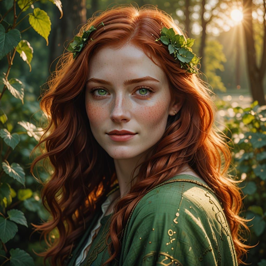 Gentle Irish Beauty in Warm Golden Light