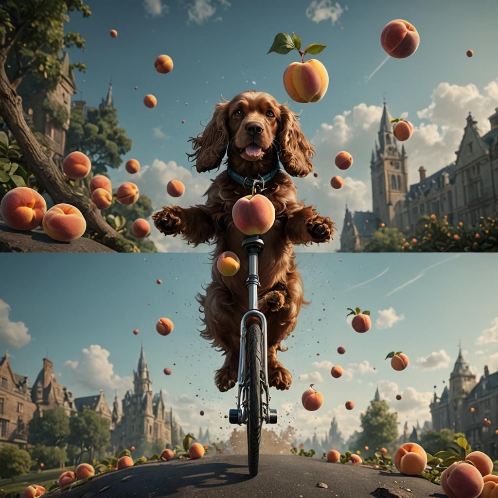Cocker Spaniel Juggler: Matte Painting in Unreal Engine