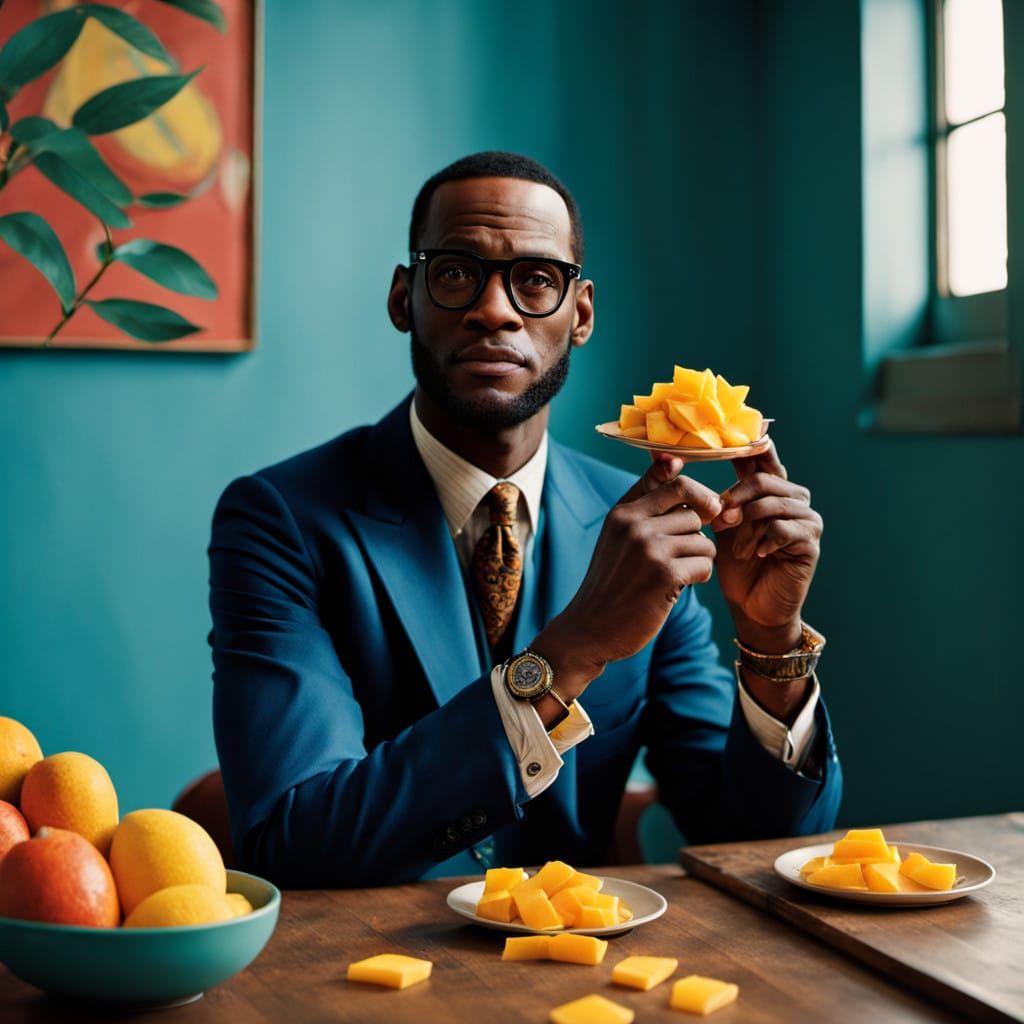 Lebron James in Cinematic Rapture with Mango Mango Mango Chi...