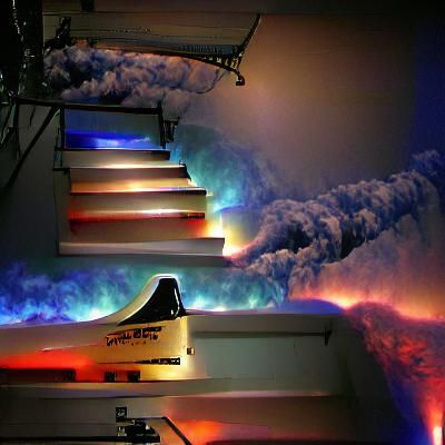 Stairway to Atmosphere: A Digital Rendering
