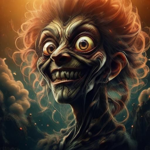 Biomechanical Horror: Beagle with Gigeresque Features