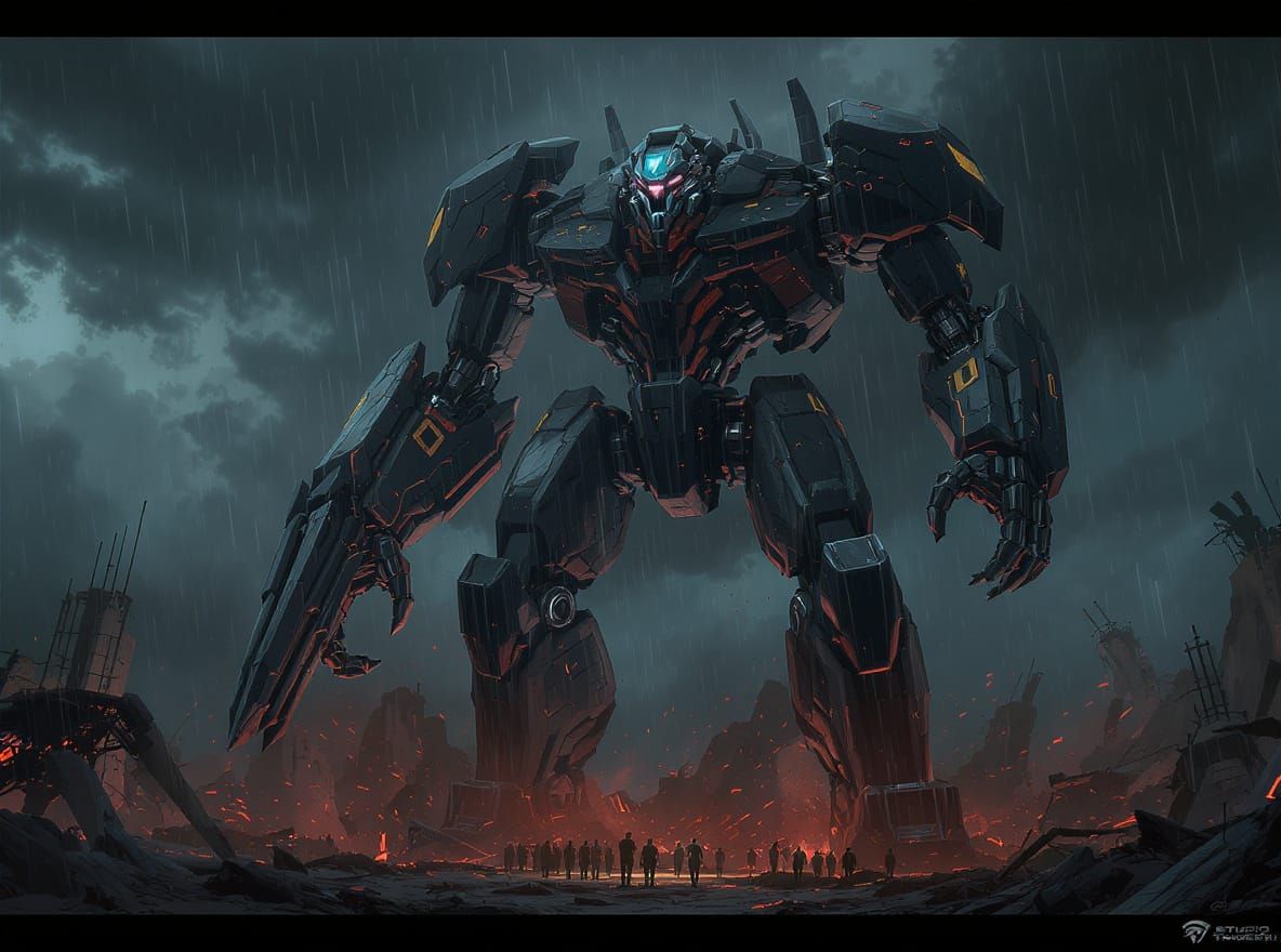 Post-Apocalyptic Sci-Fi Mech Overlord