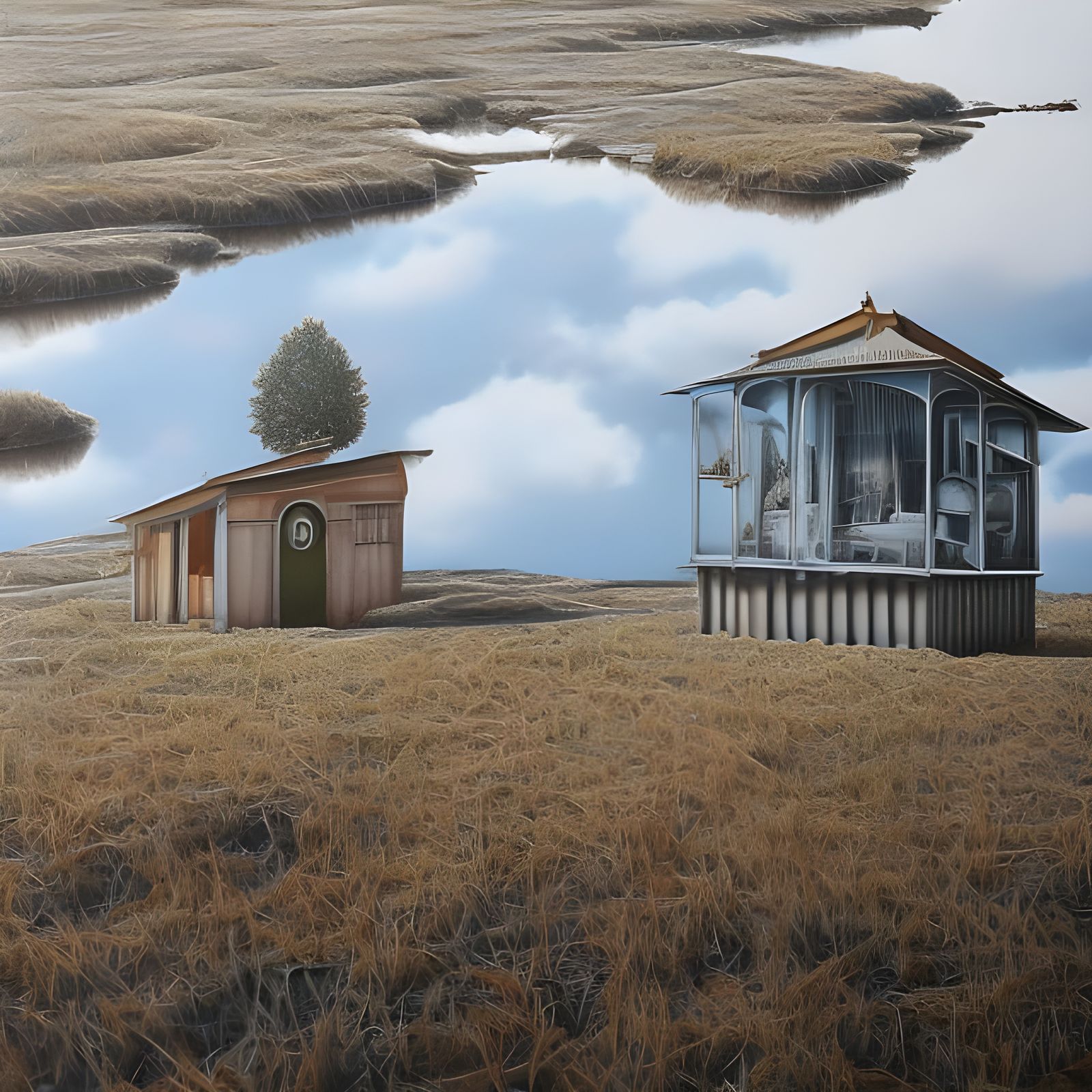 Surreal Dreamscape in Hyperdetailed Photorealism