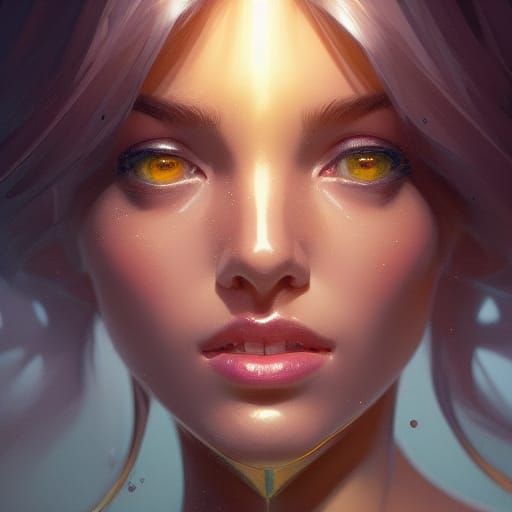 Detailed Portrait with Dynamic Lighting