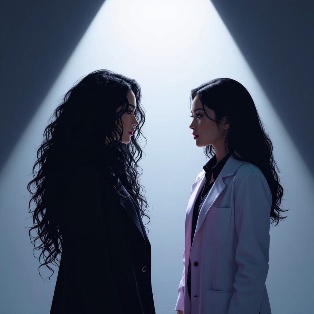 Neon-Accented Vigilante Confrontation in San Francisco