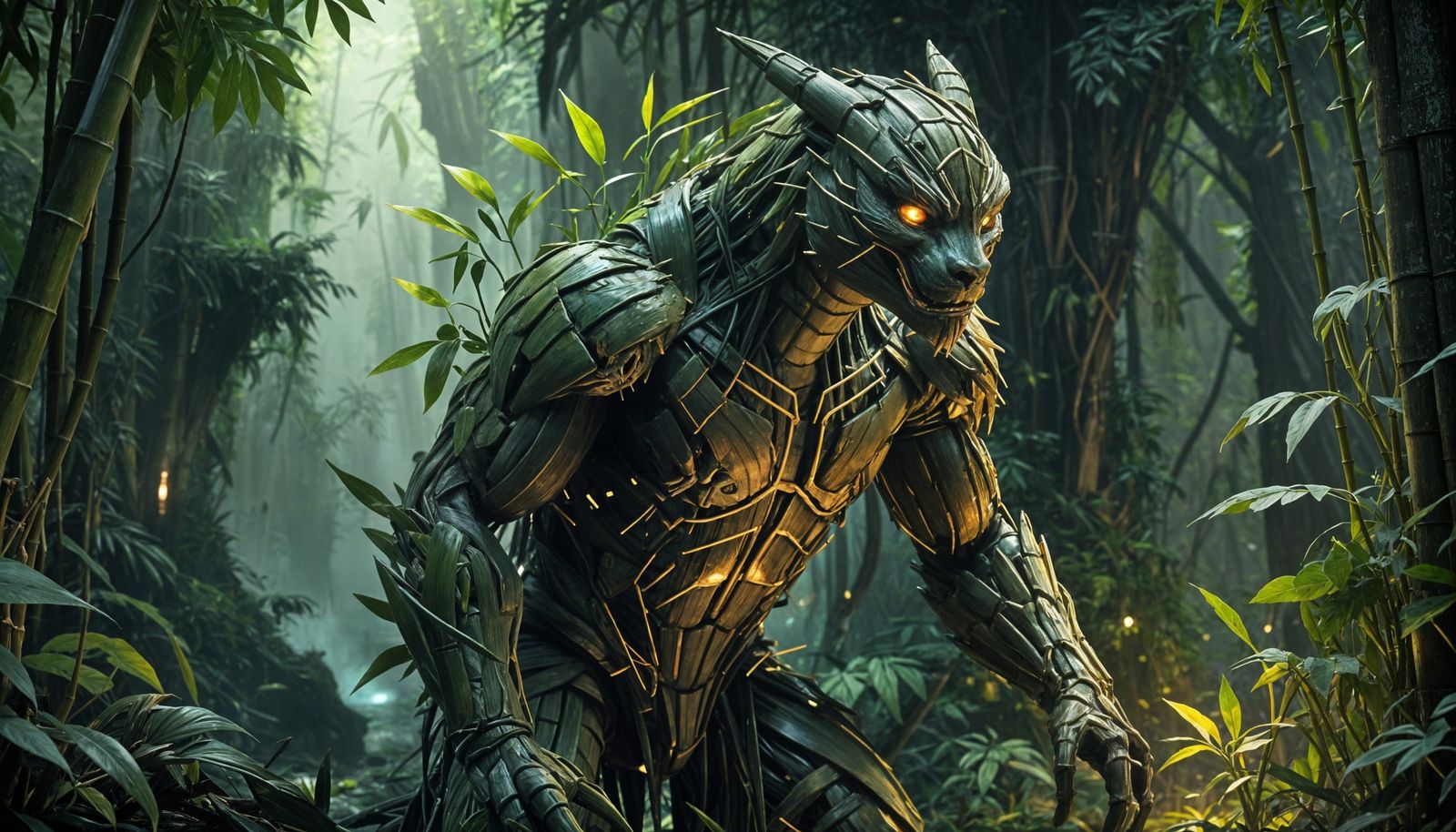 Bamboo Monstrosity: Strong, Flexible Creature