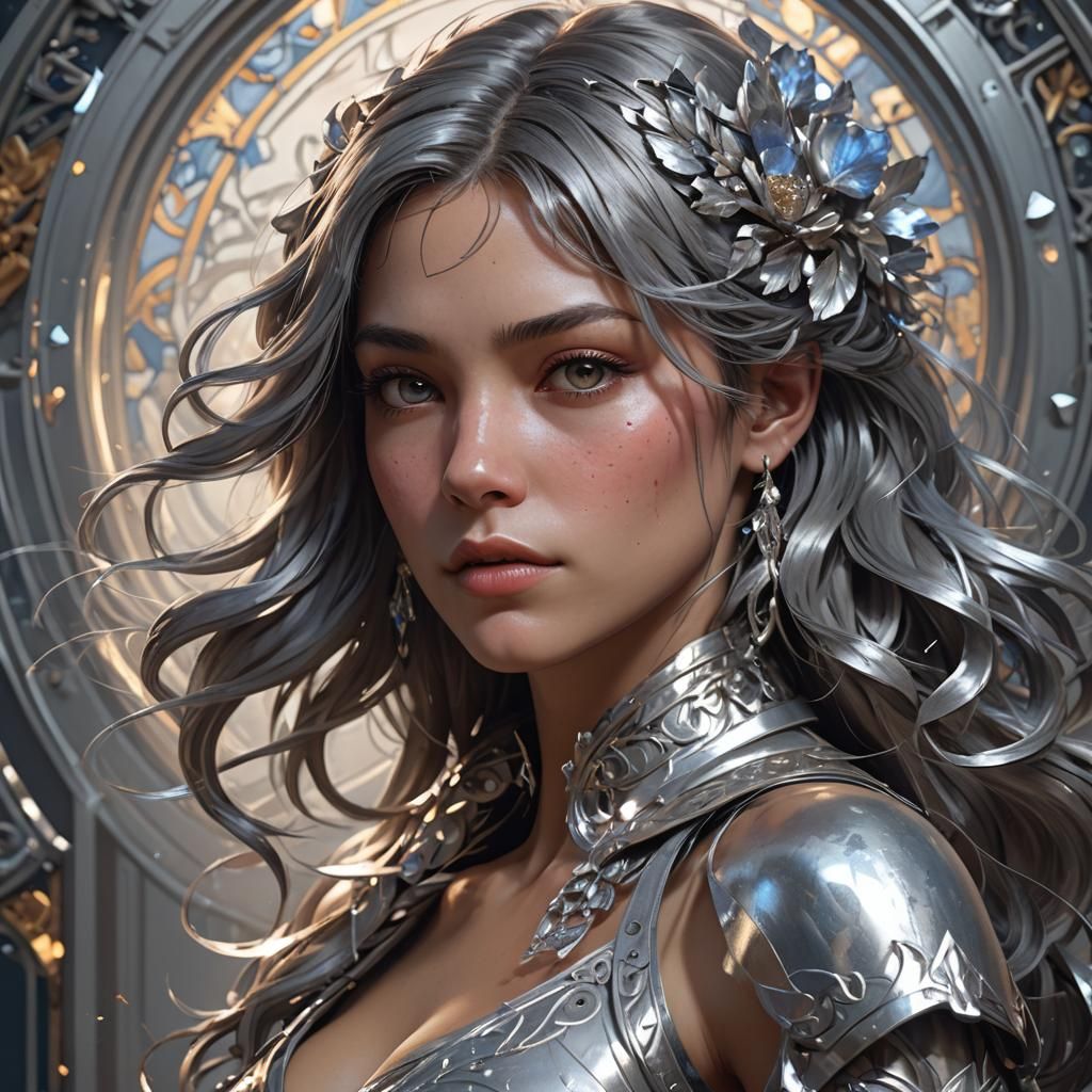 Hyperdetailed Portrait with Dynamic Lighting in 8k