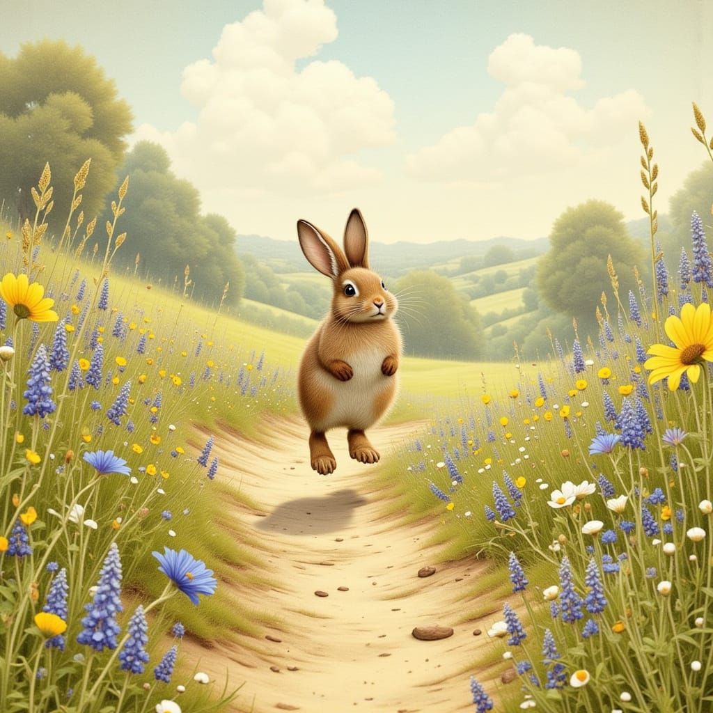 Here comes Peter Cottontail