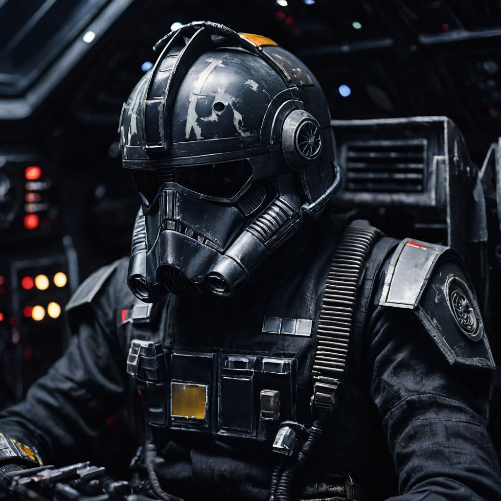 Star Wars TIE Fighter Pilot in Cinematic Glory