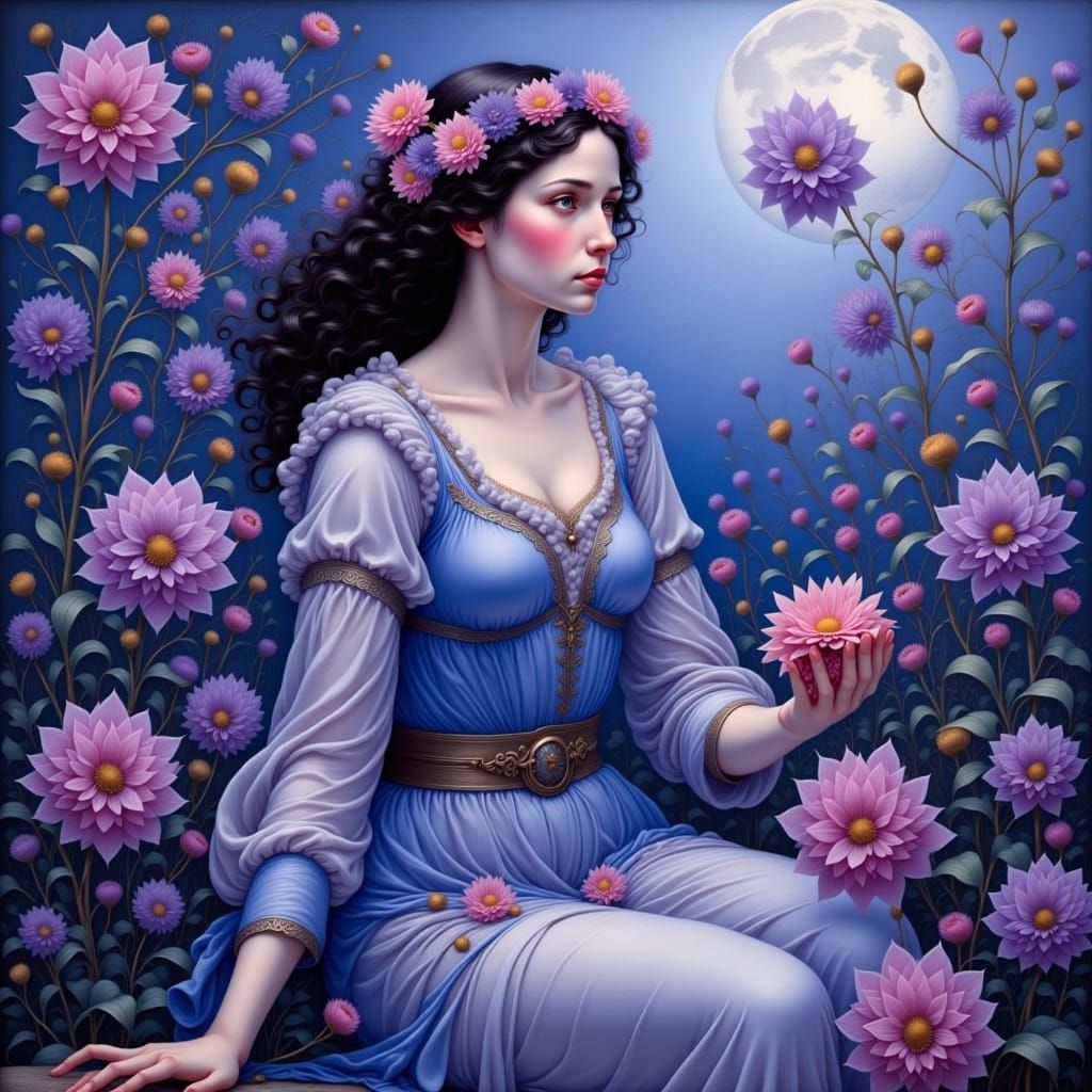 Surreal Biomechanical Landscape Inspired by Classical Master...