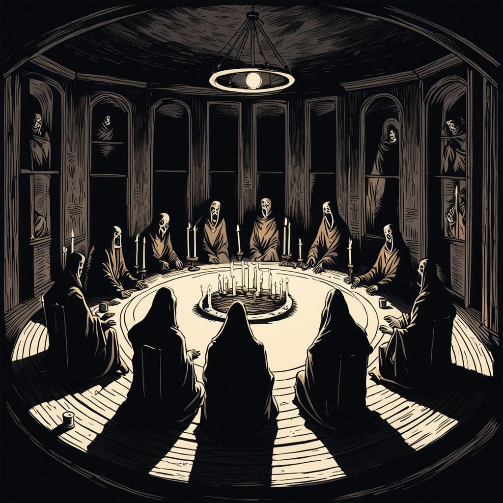 Eerie Seance: Summoning Ghosts in Candlelight