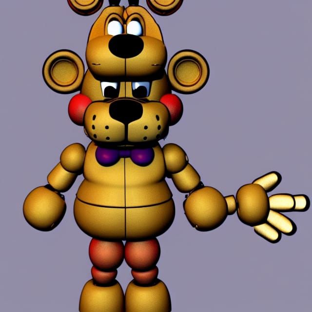 Freddy Fazbear AI Art from FNAF